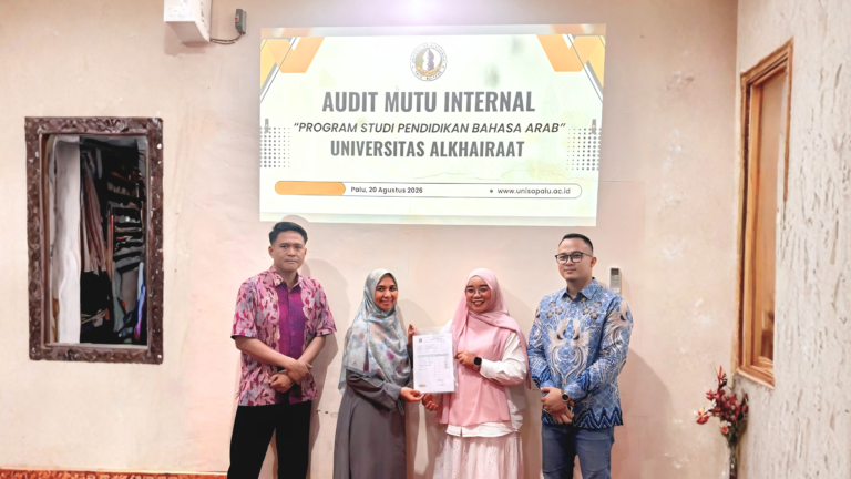 Audit Mutu Internal Program Studi Pendidikan Bahasa Arab UNISA Palu Perkuat Komitmen Peningkatan Mutu